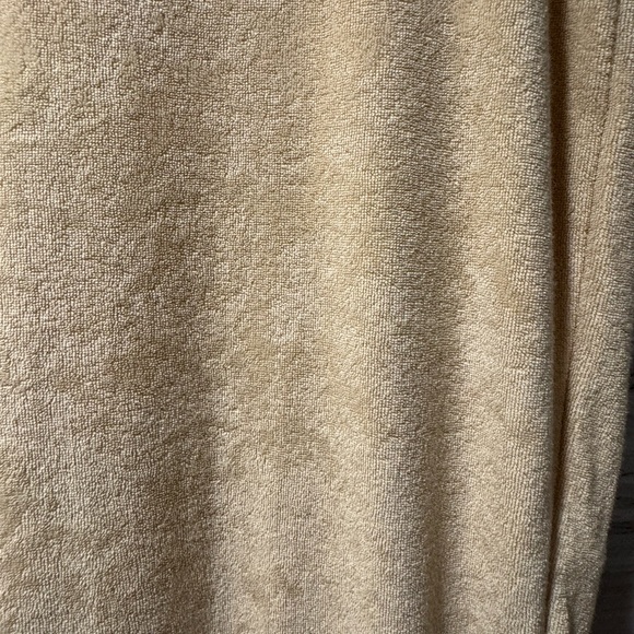 NWT Women's Danielle Bernstein Towel Terry Kick Flare Pants Taupe Size Large - Picture 4 of 13